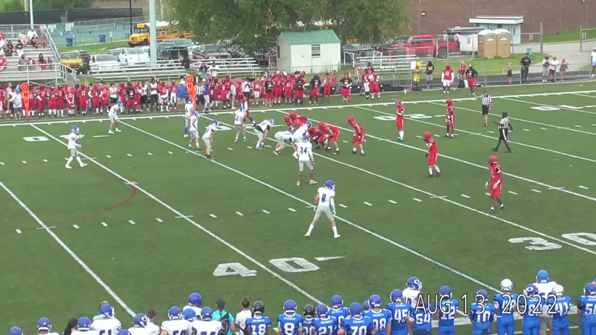 Varsity Scrimmage vs.Oldham County Jayden Wright highlights Hudl