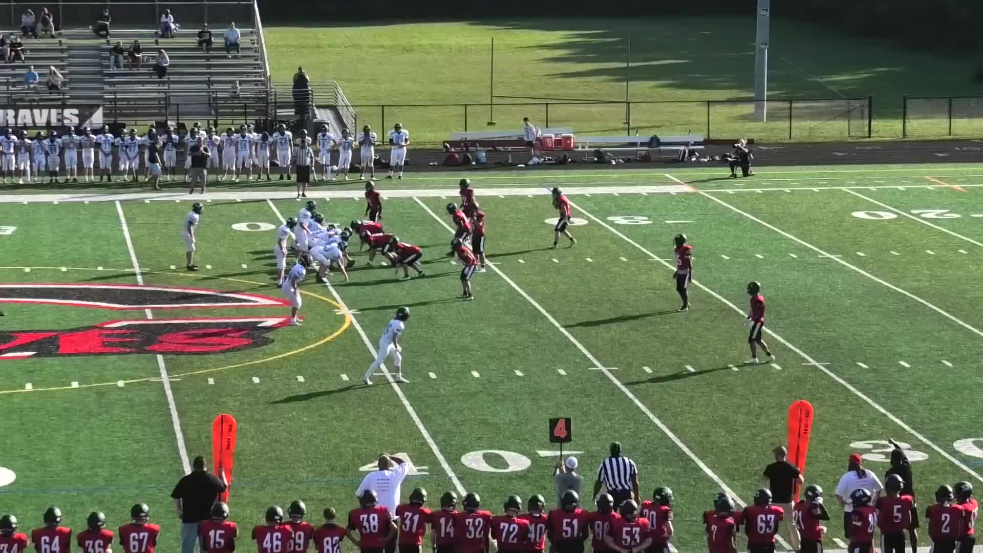Chopticon High School JV Football Brody Whittington highlights Hudl