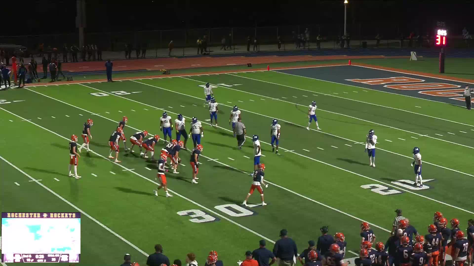 Rochester 2027 TE Eli Cox 2025 season highlights 