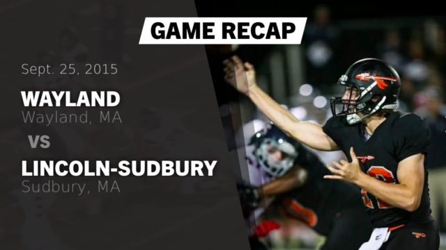 Boys Varsity Football Wayland High School Wayland