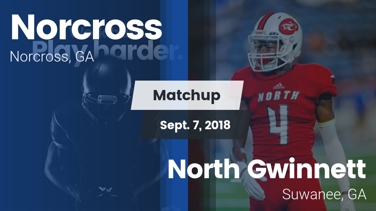 Norcross Hs Football Video Matchup Norcross Vs North Gwinnett