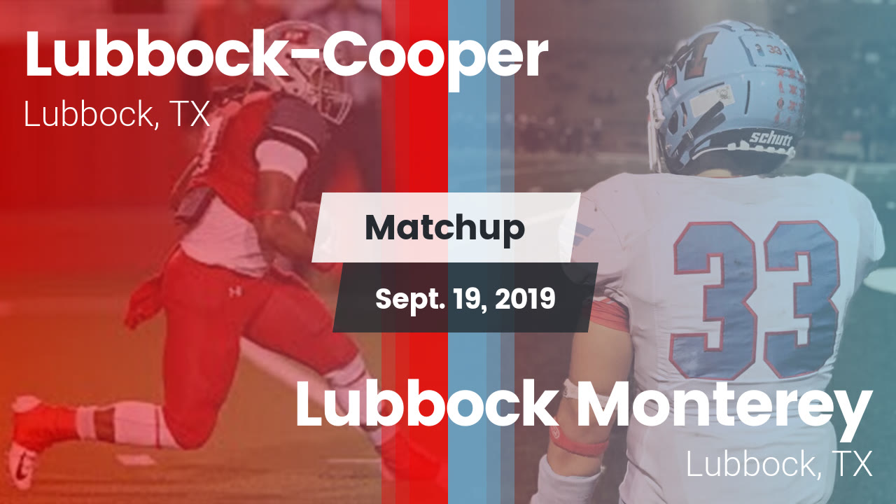 Cooper Hs Football Video Matchup Cooper Vs Lubbock Monterey