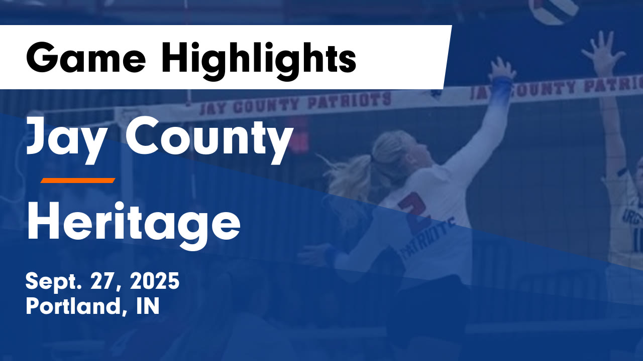 Jay County vs Heritage Game Highlights - Sept. 27, 2025 - Jay County ...
