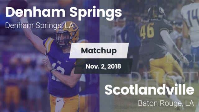 Boys Varsity Football Denham Springs High School Denham