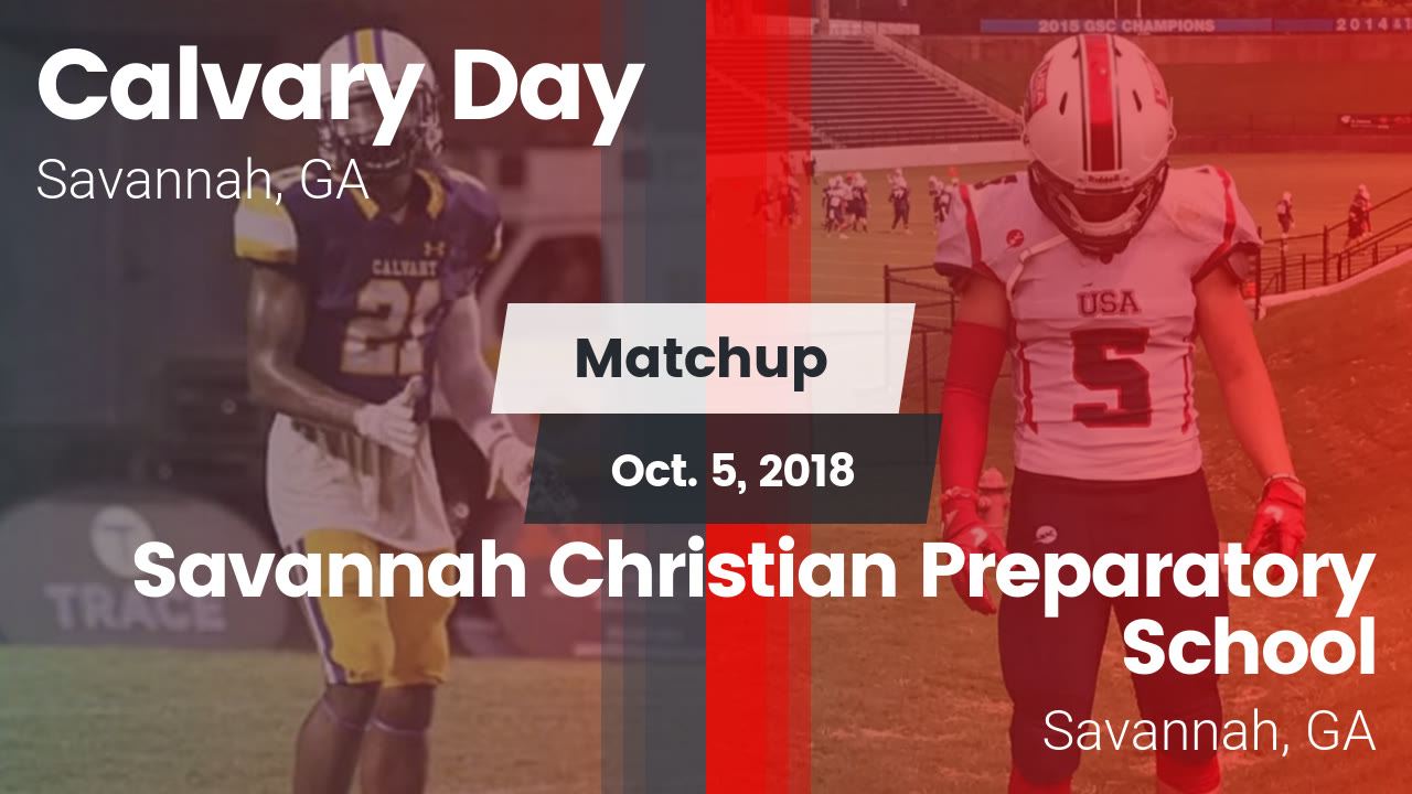 Calvary Day Hs Football Video Matchup Calvary Day Vs Savannah