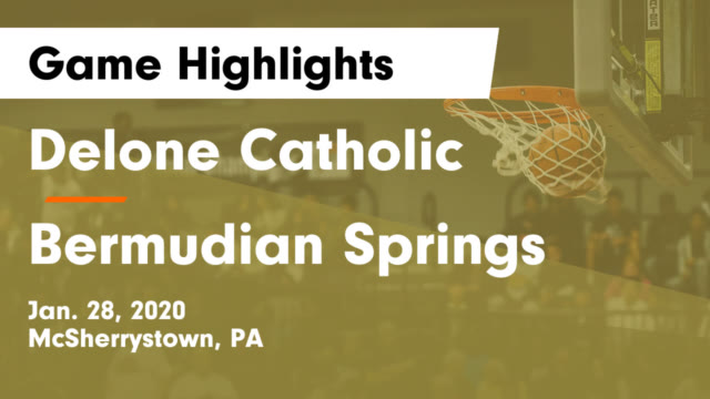 Boys Varsity Basketball Delone Catholic High School