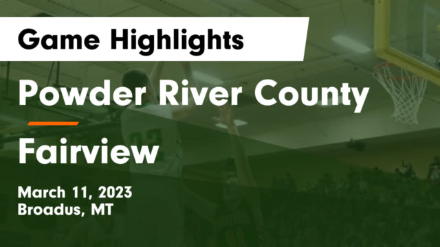Boys Varsity Basketball - Powder River County High School - Broadus,  Montana - Basketball - Hudl