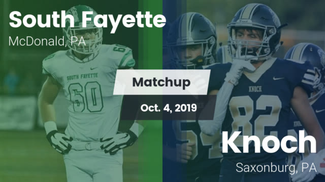 Boys Varsity Football South Fayette High School Mcdonald