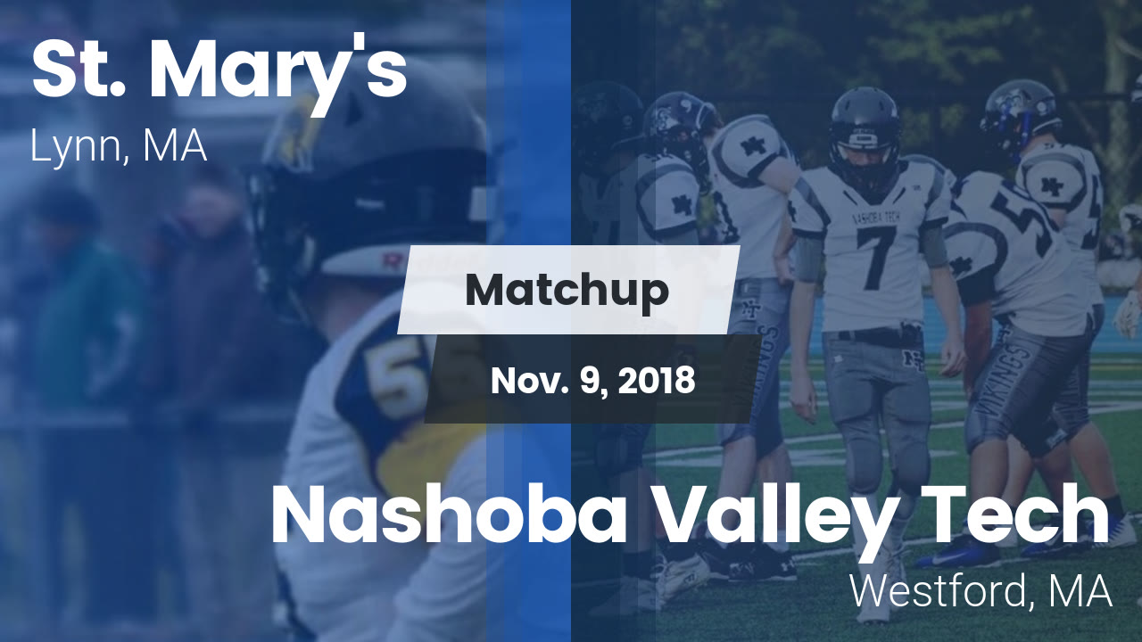 St Mary S Hs Football Video Matchup St Mary S Vs Nashoba