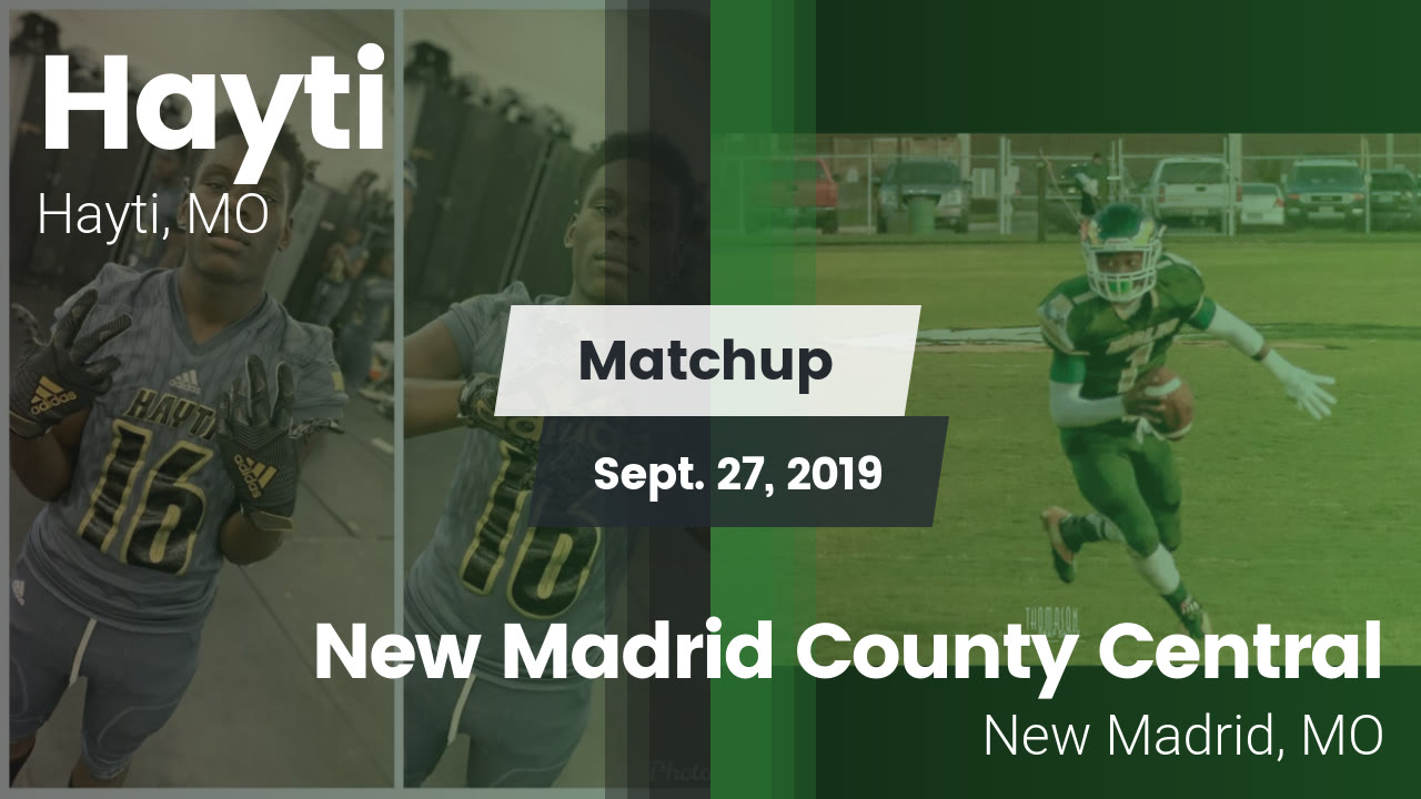 Hayti Hs Football Video Matchup Hayti Vs New Madrid County