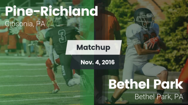 Varsity Jv Football Pine Richland High School Gibsonia