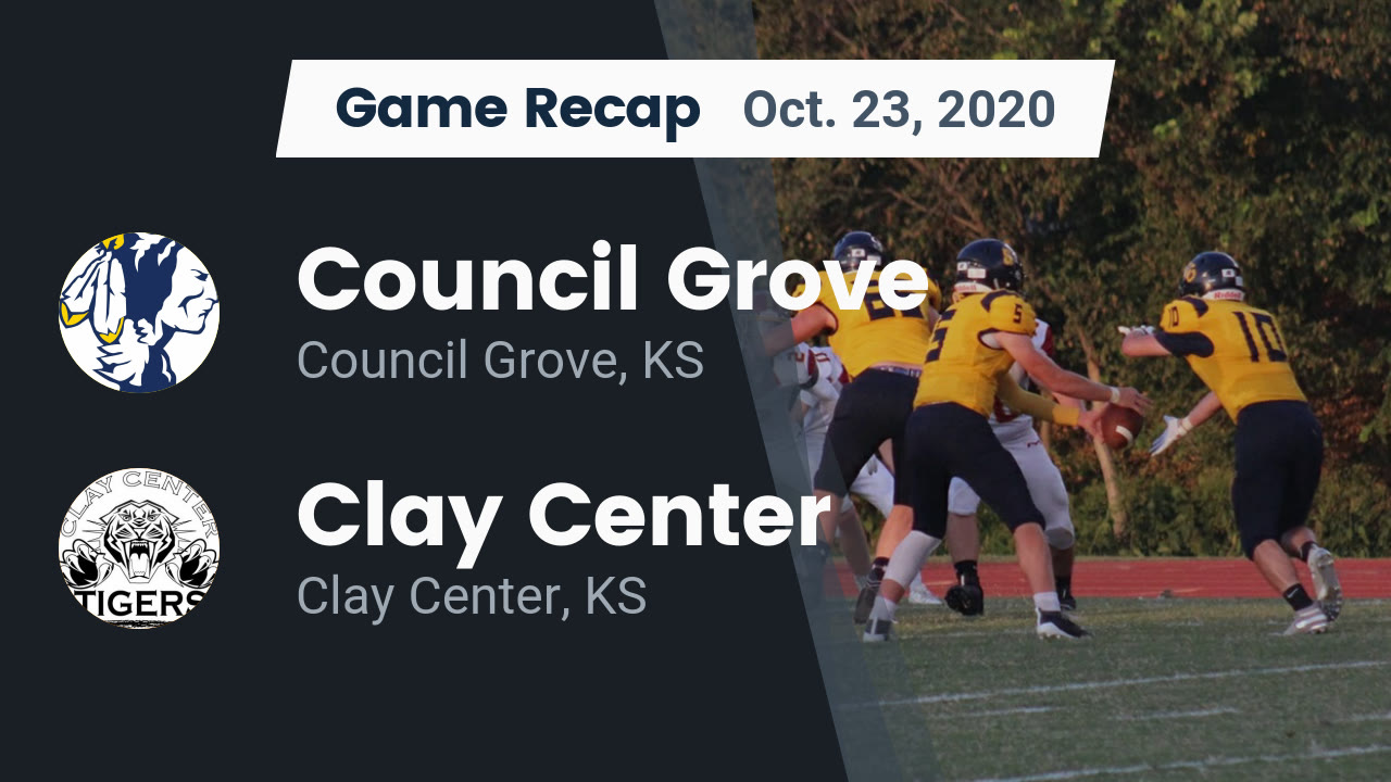 Council Grove HS Football Video "Recap Council Grove vs. Clay Center