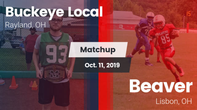 Varsity Football Buckeye Local High School Rayland Ohio