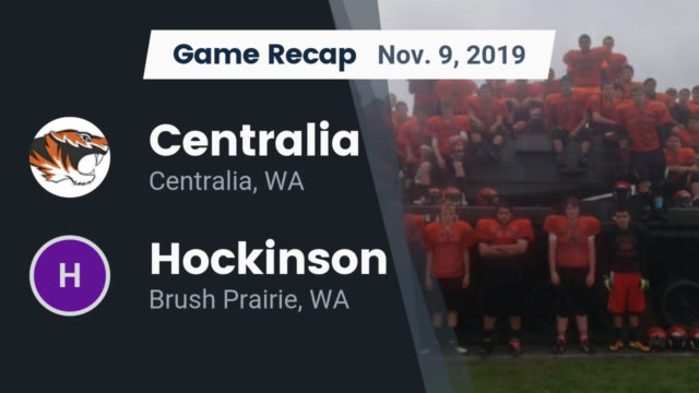 Boys Varsity Football Centralia High School Centralia