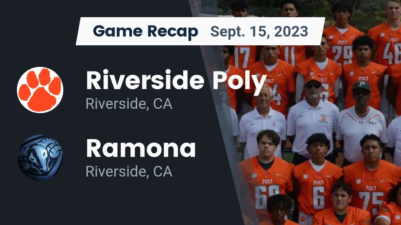 Poly High Riverside Map Videos - Poly Bears (Riverside, CA) Varsity Football