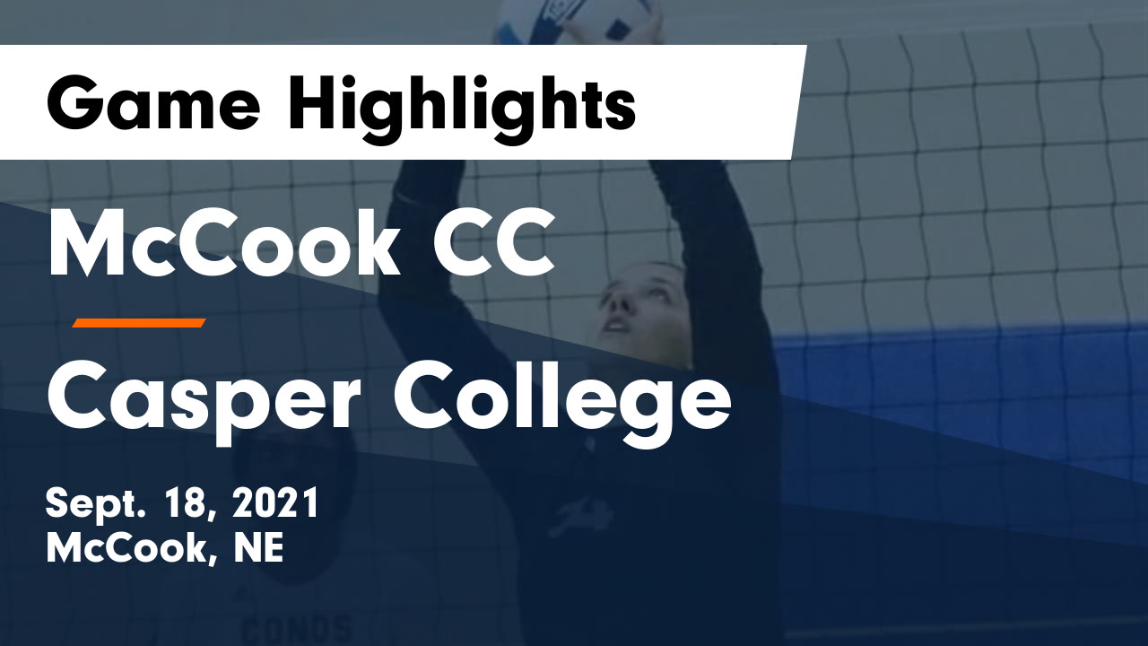 McCook CC vs Casper College Game Highlights Sept. 18, 2021 McCook