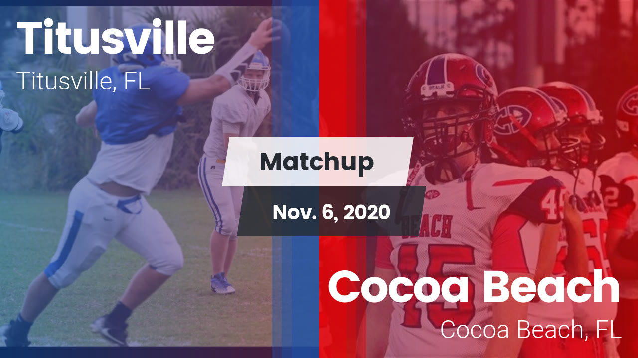 Titusville HS Football Video "Matchup Titusville High vs. Cocoa Beach