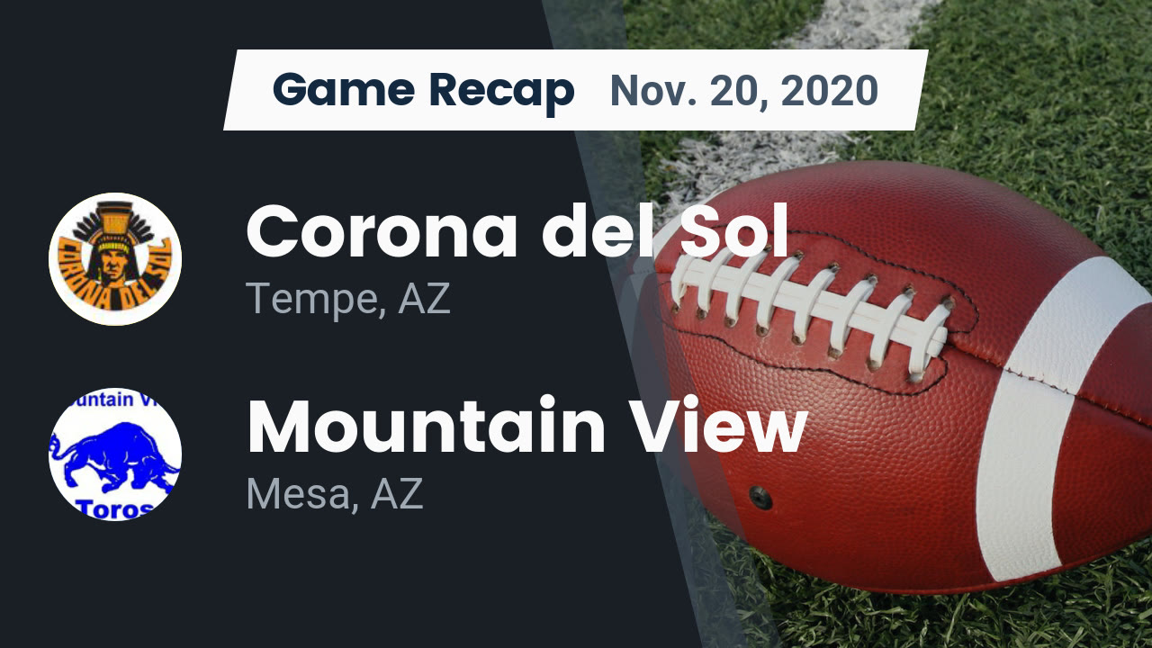 Corona del Sol HS Football Video "Recap: Corona del Sol vs. Mountain View 2020" | MaxPreps Corona del Sol HS Football Video "Recap: Corona del Sol vs. Mountain View 2020" | MaxPreps