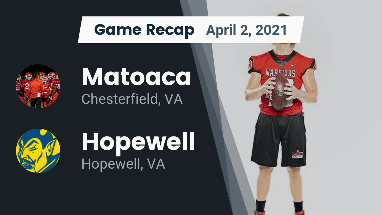 Matoaca HS Football Video "Recap Matoaca vs. Hopewell 2021" MaxPreps