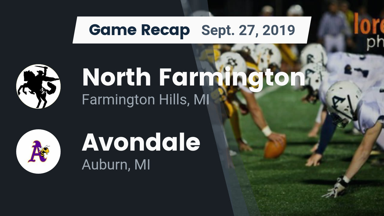 North Farmington Hs Football Video Recap North Farmington Vs