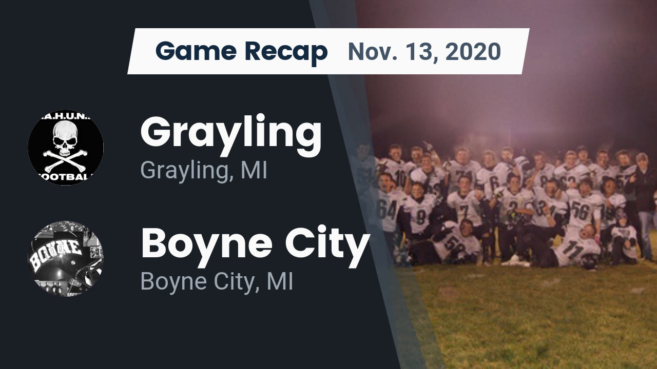 Recap: Grayling  vs. Boyne City  2020 - Grayling highlights
