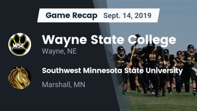 Mens Varsity Football Wayne State College Wayne Nebraska