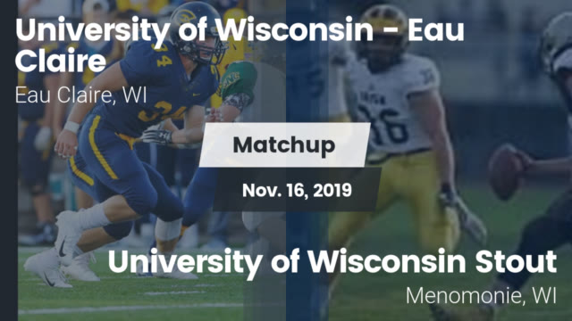 Mens Varsity Football University Of Wisconsin Eau Claire Eau