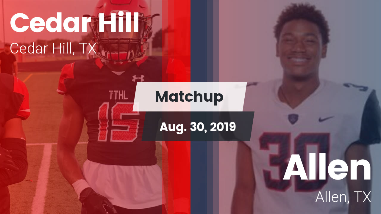 Cedar Hill Hs Football Video Matchup Cedar Hill High Vs Allen