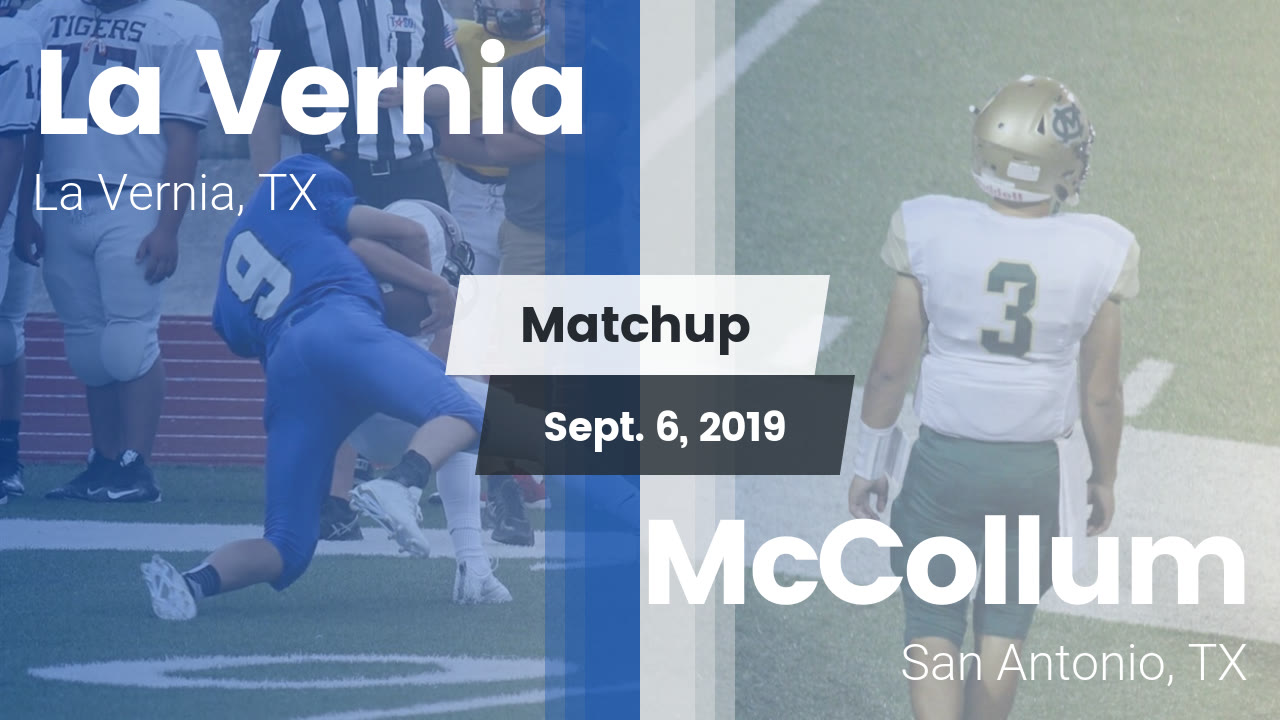 La Vernia Hs Football Video Matchup La Vernia High Vs Mccollum