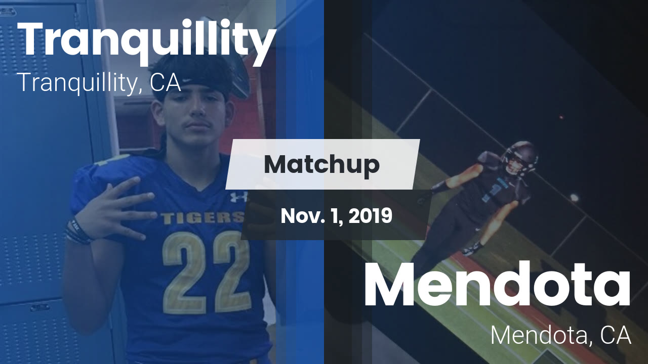 Tranquillity HS Football Video "Matchup Tranquillity High vs. Mendota