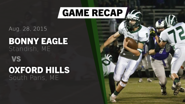 Boys Varsity Football Bonny Eagle High School Standish Maine