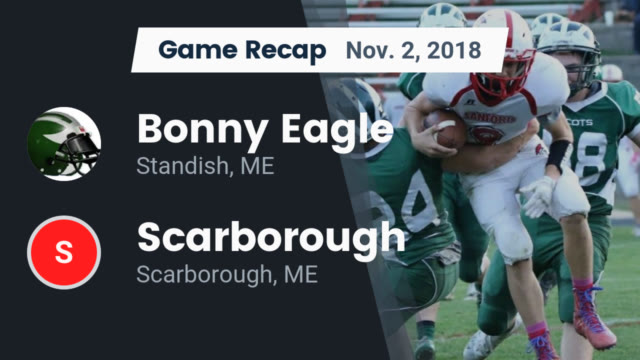 Boys Varsity Football Bonny Eagle High School Standish Maine
