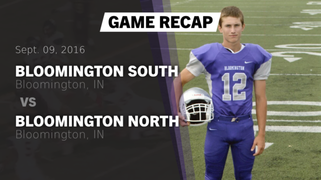 Boys Varsity Football Bloomington South High School
