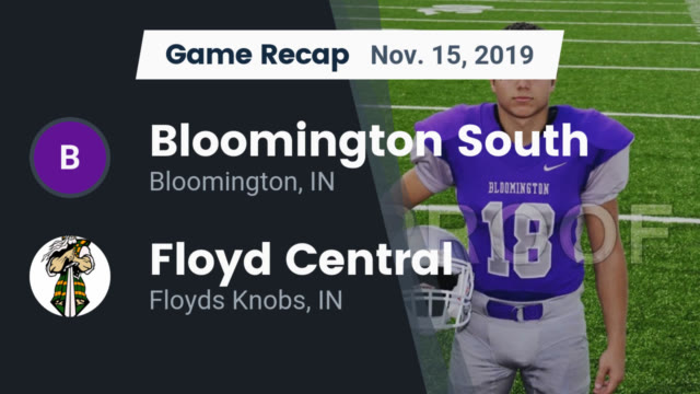 Boys Varsity Football Bloomington South High School