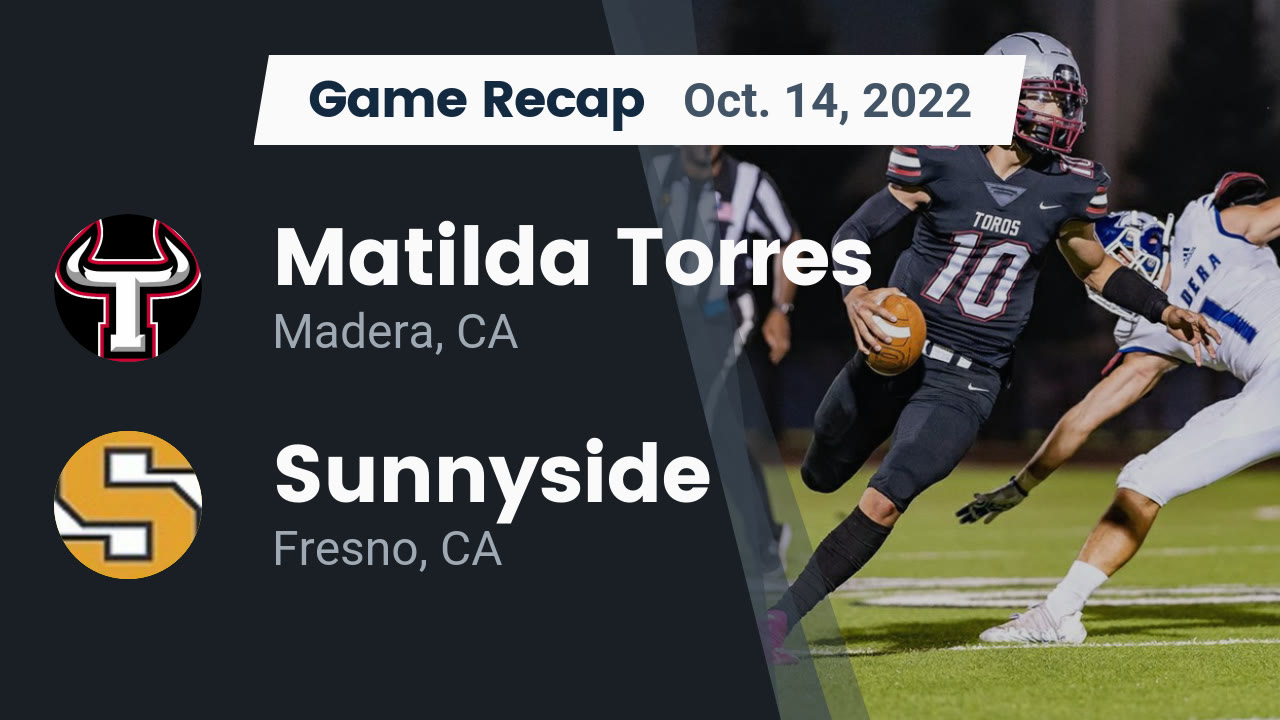Recap: Matilda Torres vs. Sunnyside 2022 - Matilda Torres High ...