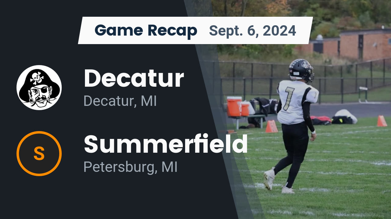 Recap: Decatur vs. Summerfield 2024 - Decatur highlights - Hudl