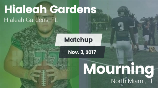 Boys Varsity Football Hialeah Gardens High School Hialeah