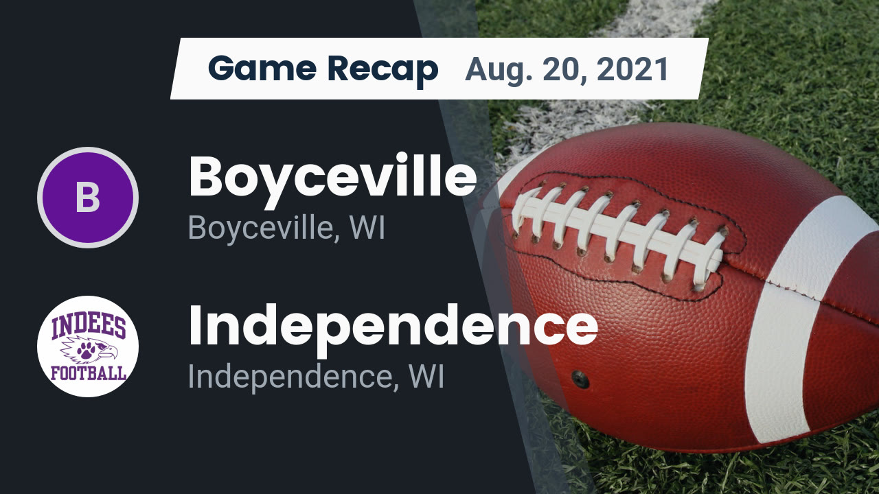 Recap Boyceville vs. Independence 2021 Boyceville highlights Hudl