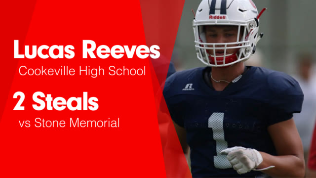 cookeville high school football helmet Lucas Reeves