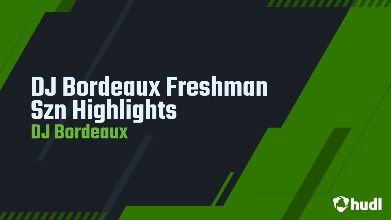 DJ Bordeaux - Legend - 2025 Senior Season Highlights