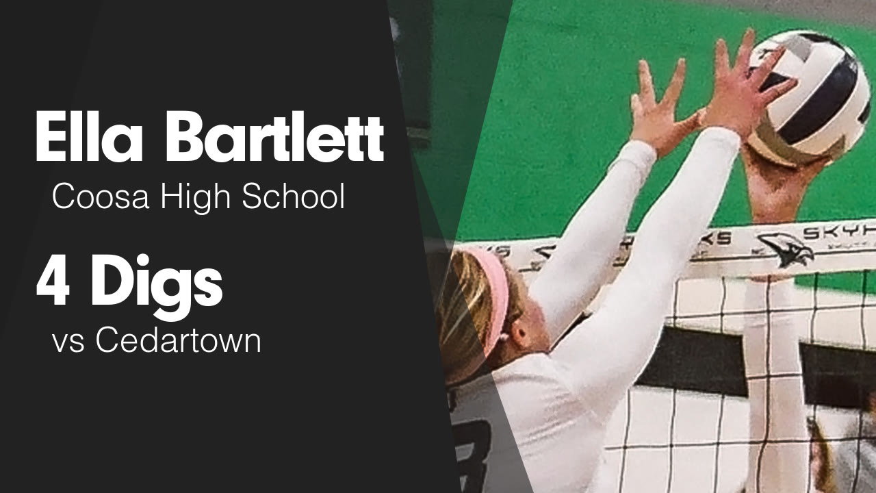 Ella Bartlett's (Rome, GA) Video "4 Digs vs Cedartown" MaxPreps