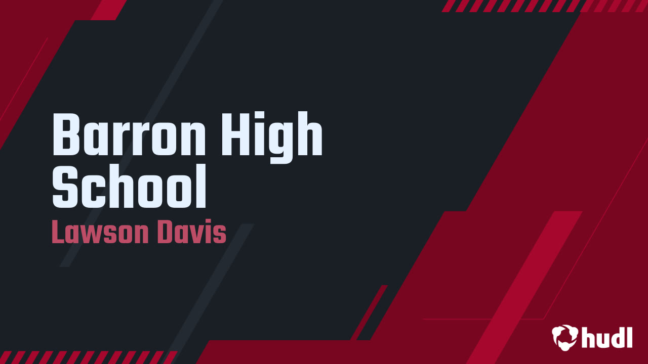 Barron High School Lawson Davis highlights Hudl