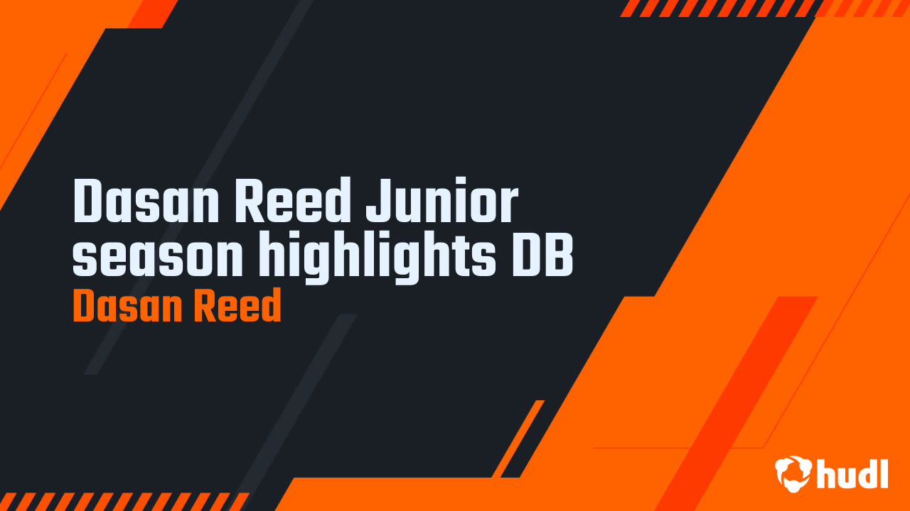Dasan Reed Junior season highlights DB - Dasan Reed highlights - Hudl