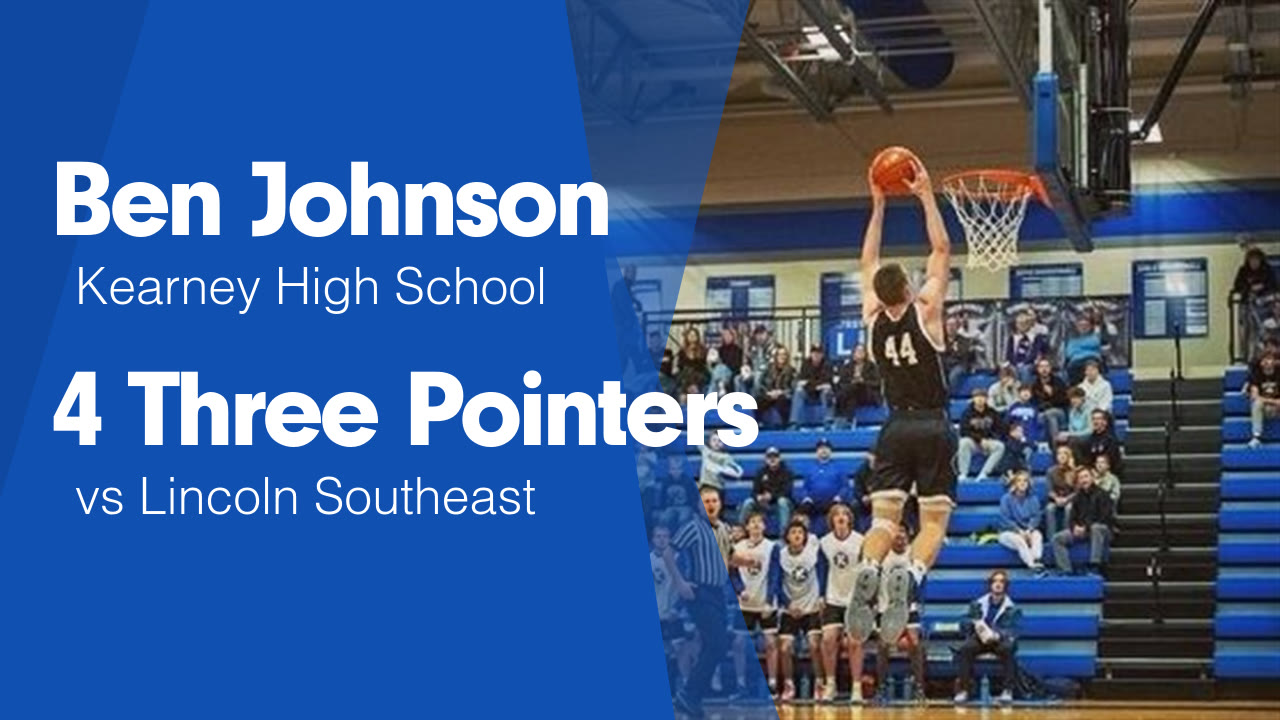 4 Three Pointers vs Lincoln Southeast Ben Johnson highlights Hudl