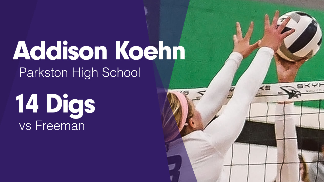 14 Digs vs Freeman - Addison Koehn highlights - Hudl