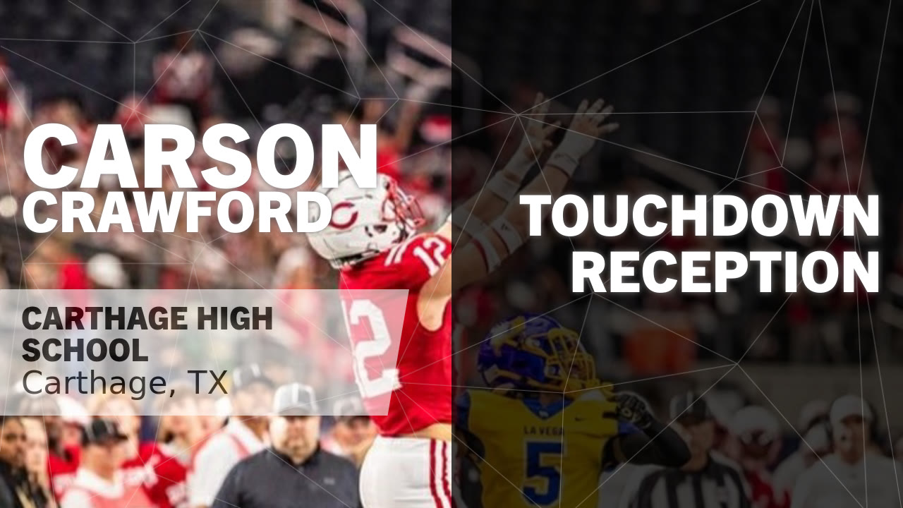  Carson Crawford - Carthage - 2025 Senior Season Highlights 