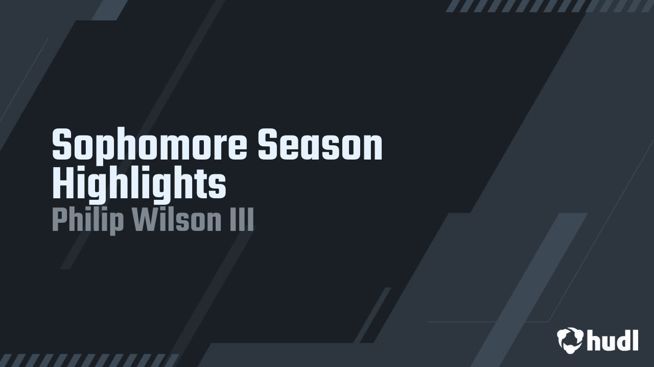 Phillip Wilson - 2024 Sophomore Season Highlights