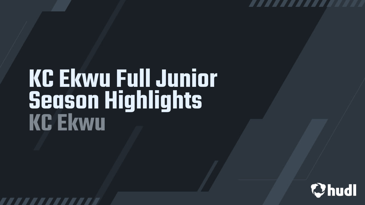 KC Ekwu - Sunnyvale - 2024 Junior Season Highlights
