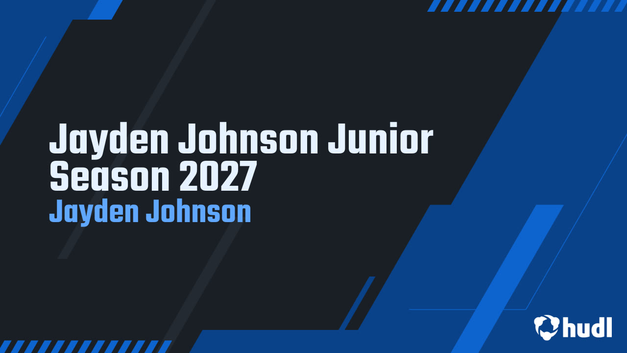 Jayden Johnson Junior Season