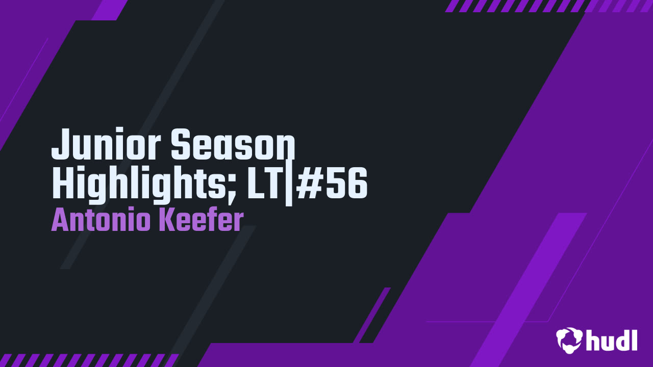  Antonio Keefer - Southwind - 2025 Junior Season Highlights